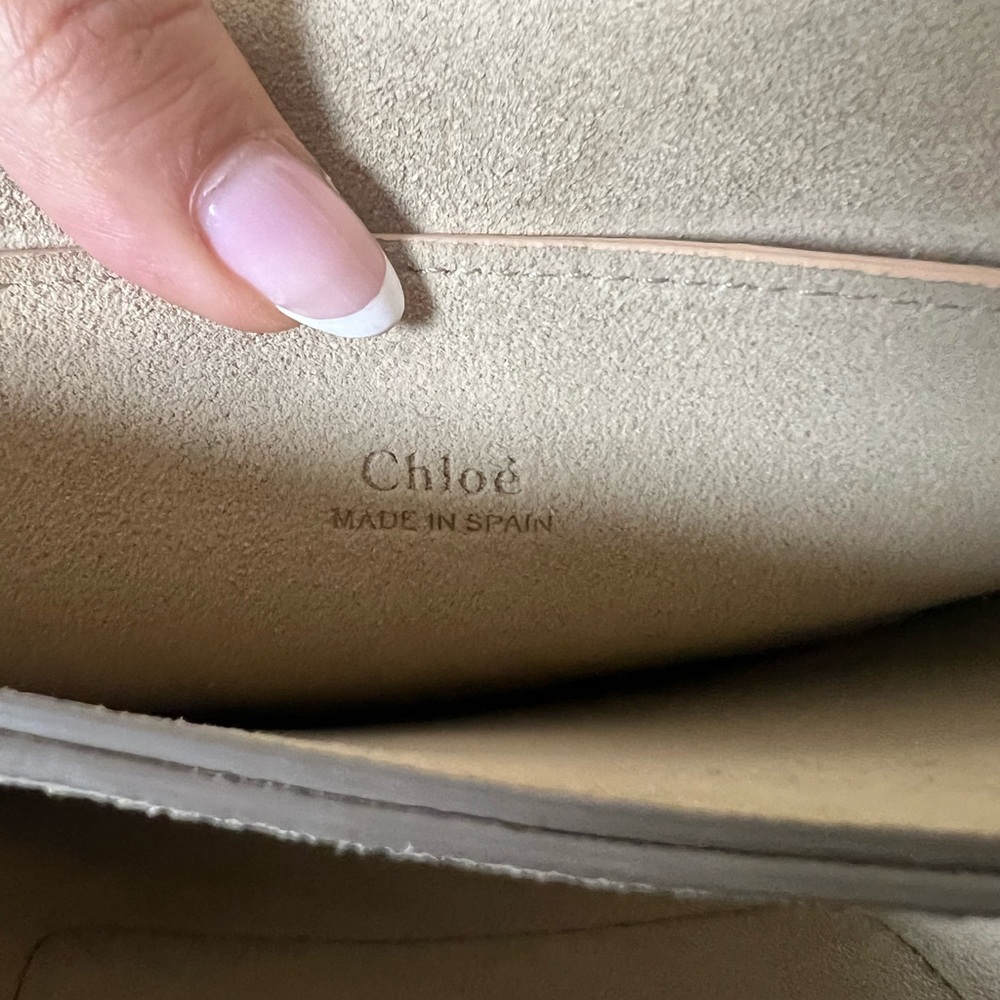 Chloe Faye Shoulder Bag Leather and Python - Picture 7 of 10